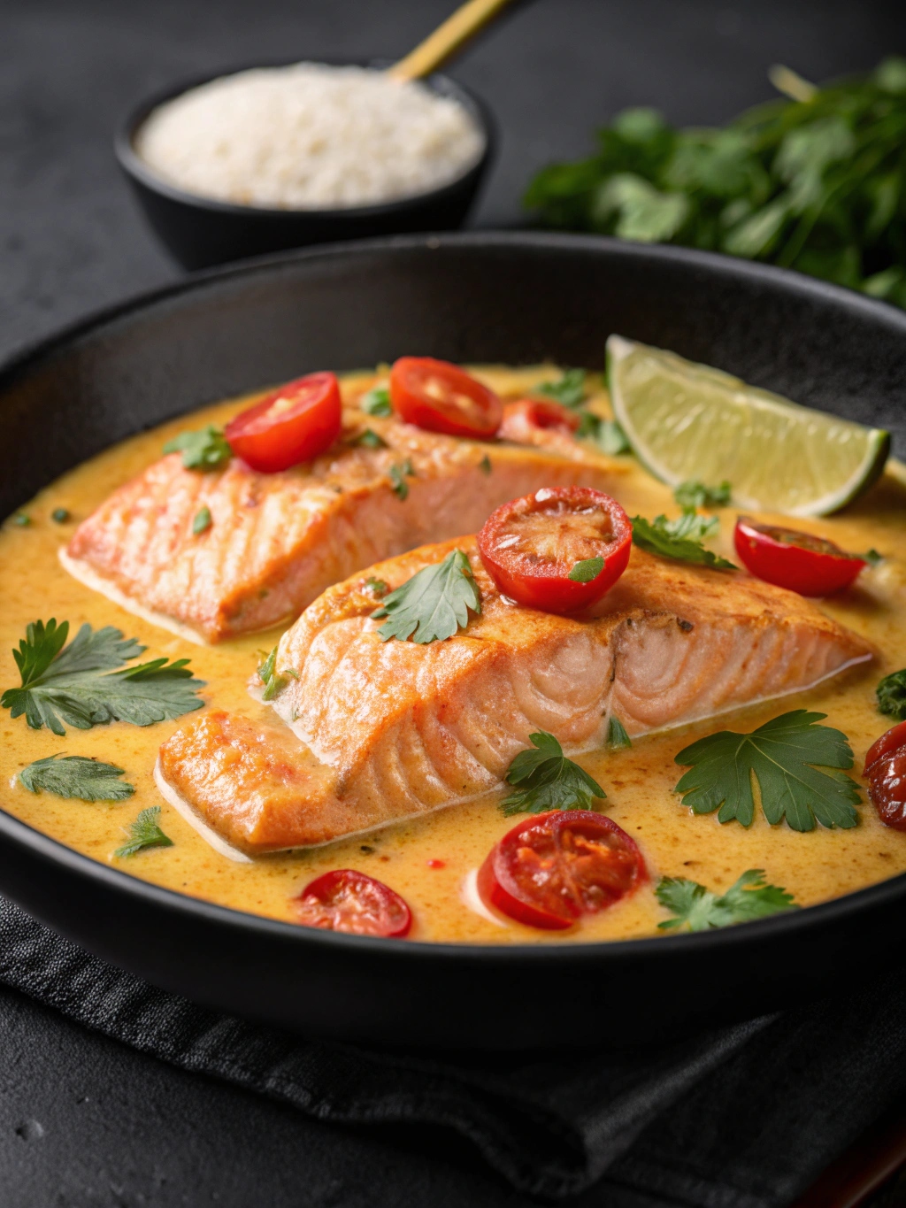 Coconut Curry Salmon