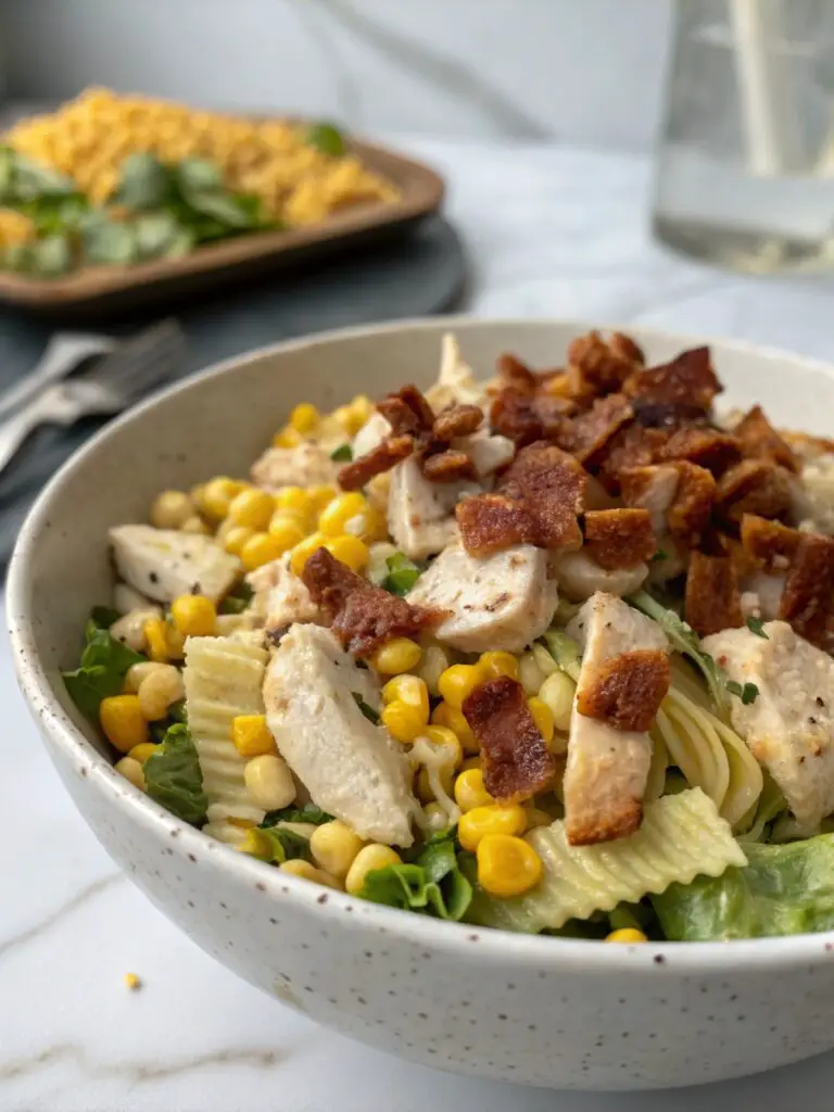 Chicken and Corn Pasta Salad