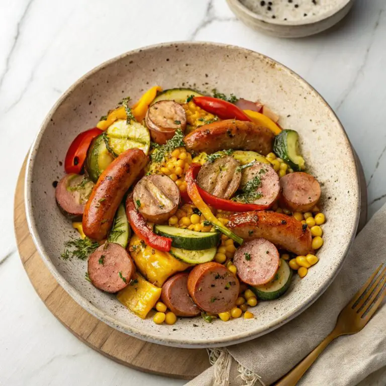 Sausage and Veggies Skillet