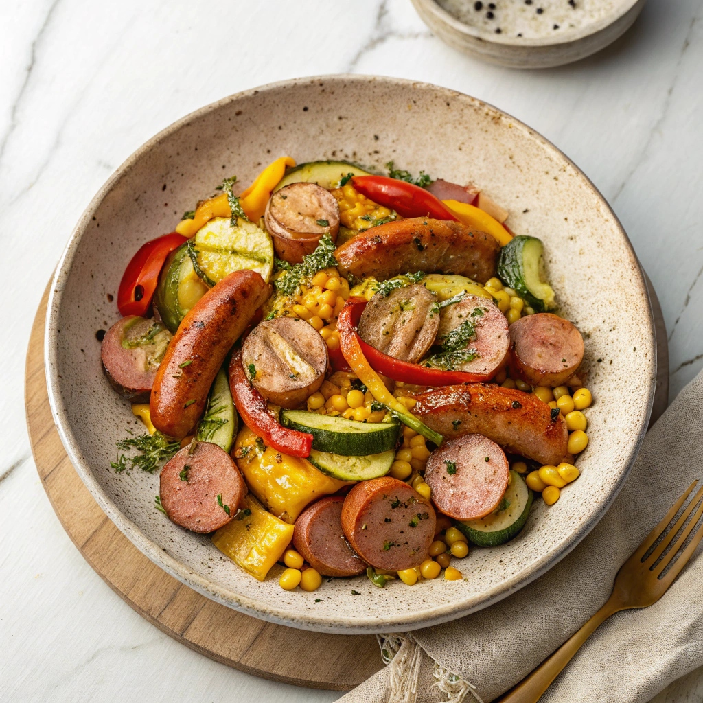Sausage and Veggies Skillet