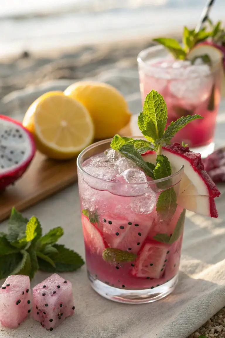 Pink Lemonade Dragon Mojito