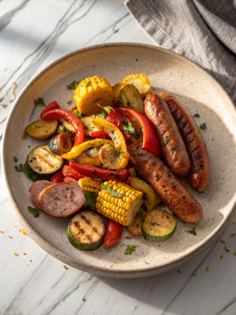 Sausage and Veggies Skillet
