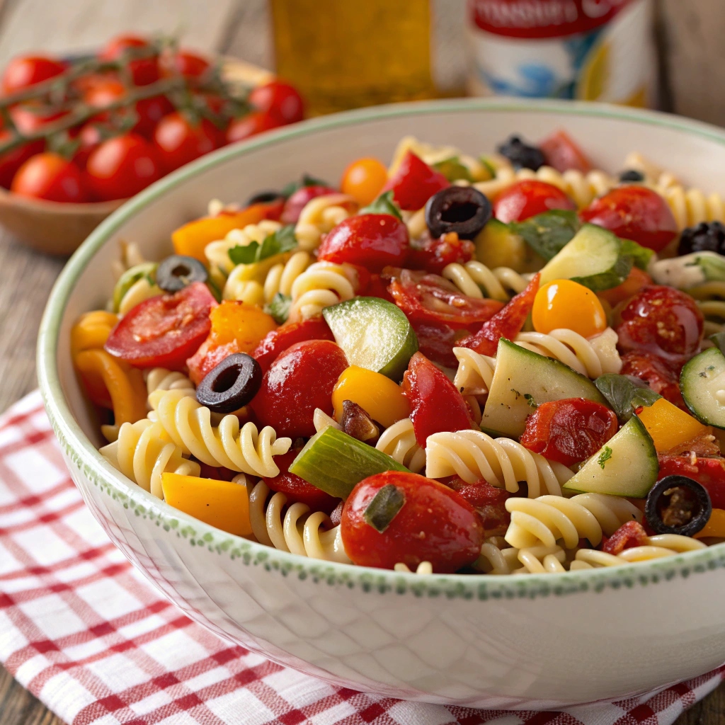 Italian Dressing Pasta Salad