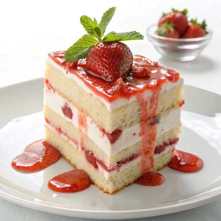 Strawberry Icebox Cake