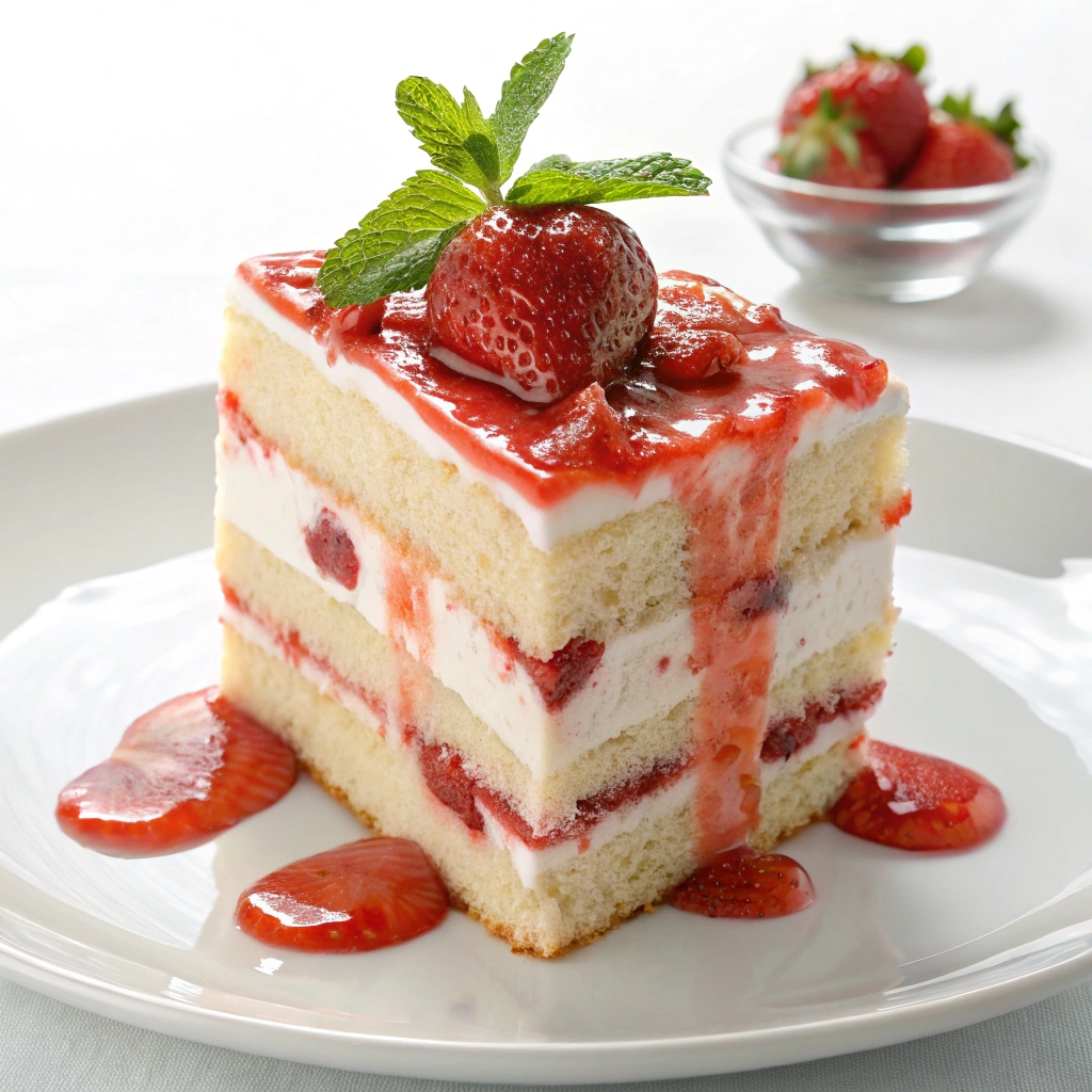 Strawberry Icebox Cake