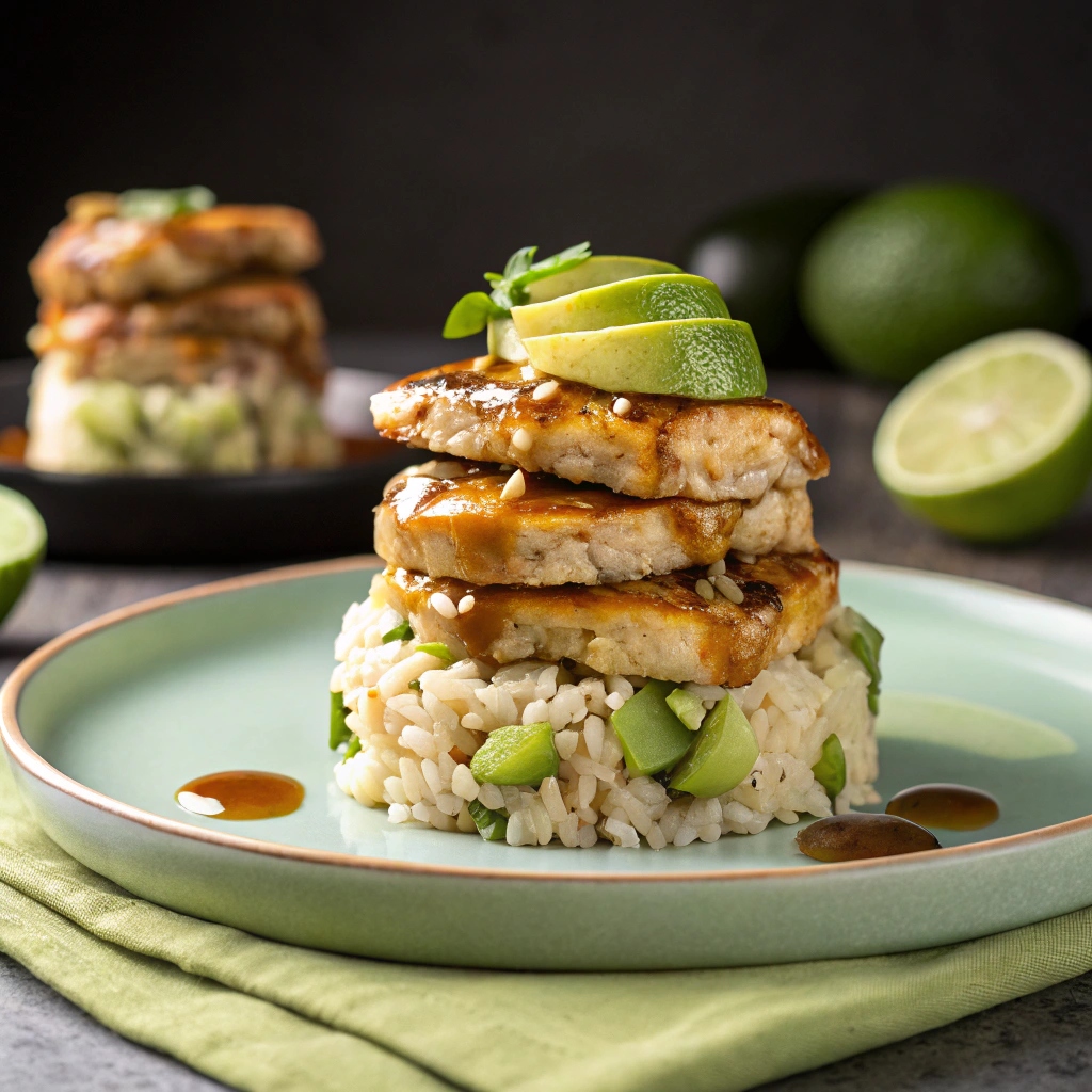 Chicken Rice Stack