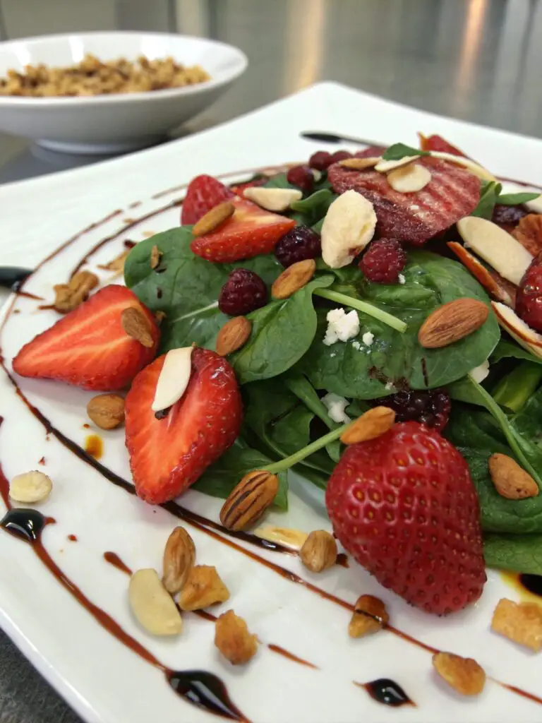 Strawberry Spinach Salad