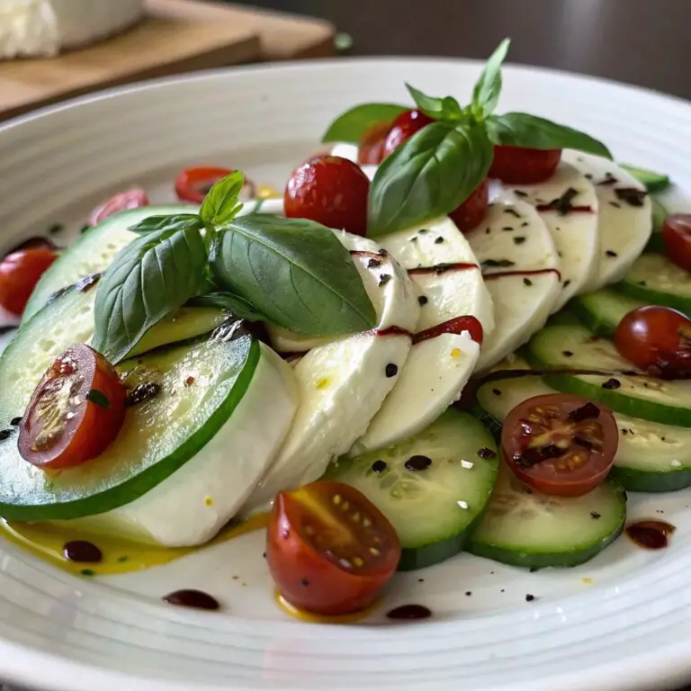 Cucumber Caprese Salad