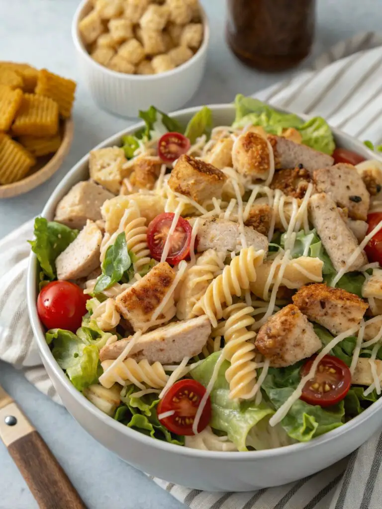 BBQ Chicken Ranch Pasta Salad