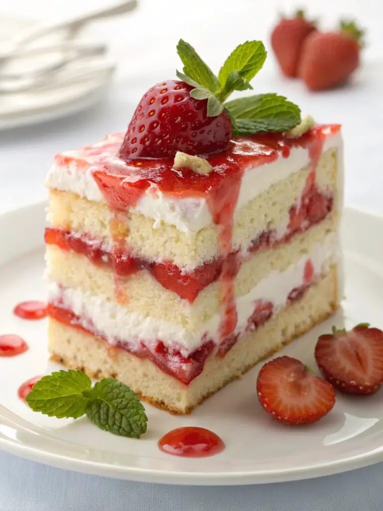 Strawberry Icebox Cake
