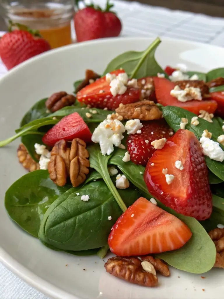 Strawberry Spinach Salad