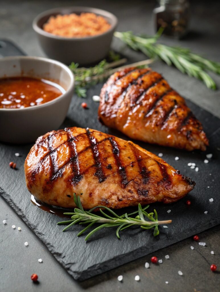 Grilled BBQ Chicken Breast