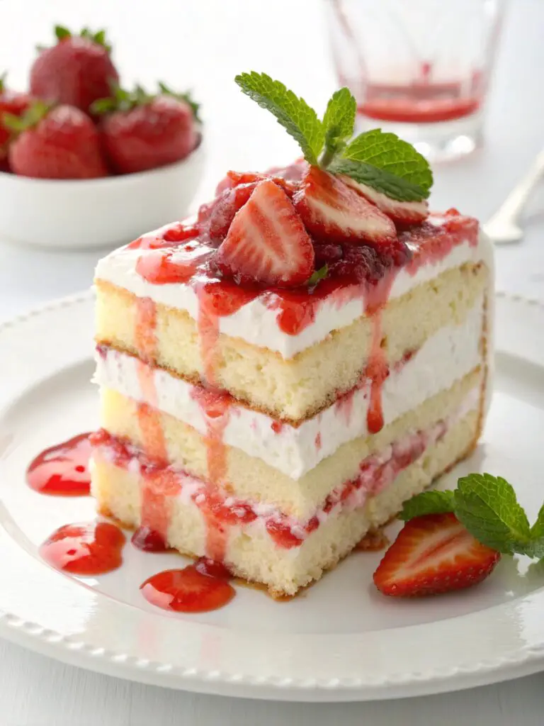 Strawberry Icebox Cake