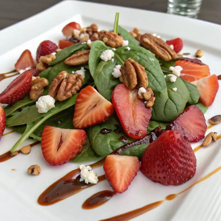 Strawberry Spinach Salad