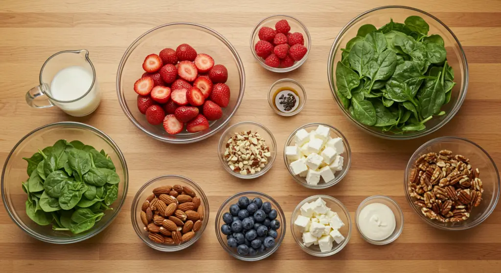 Strawberry Spinach Salad