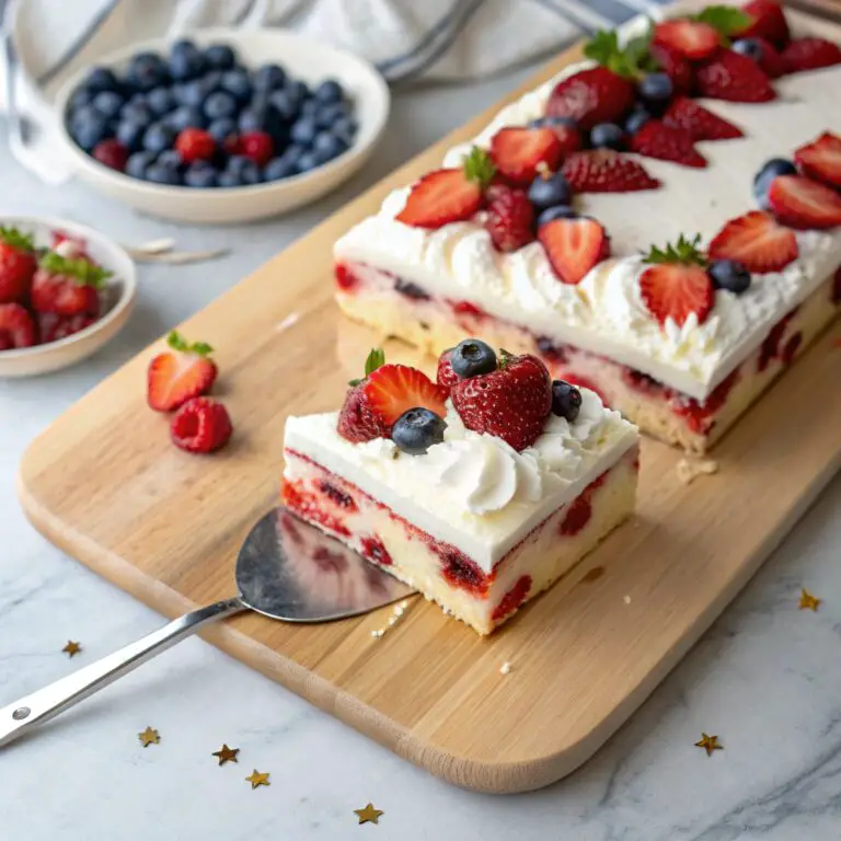 Berry Poke Cake