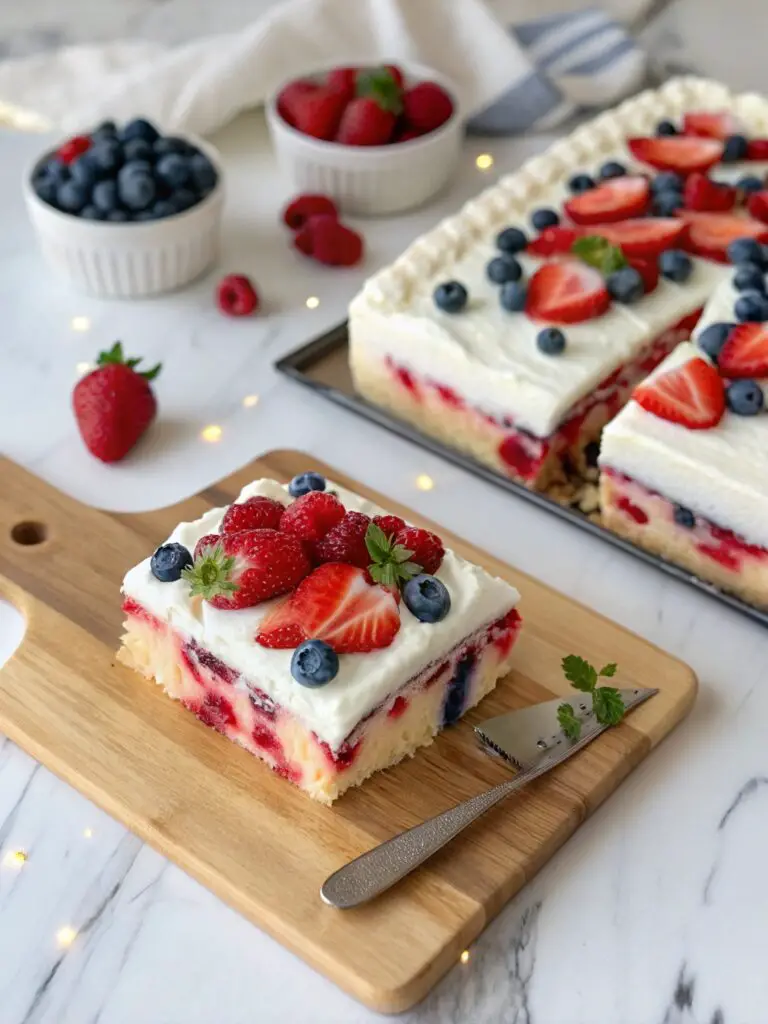 Berry Poke Cake
