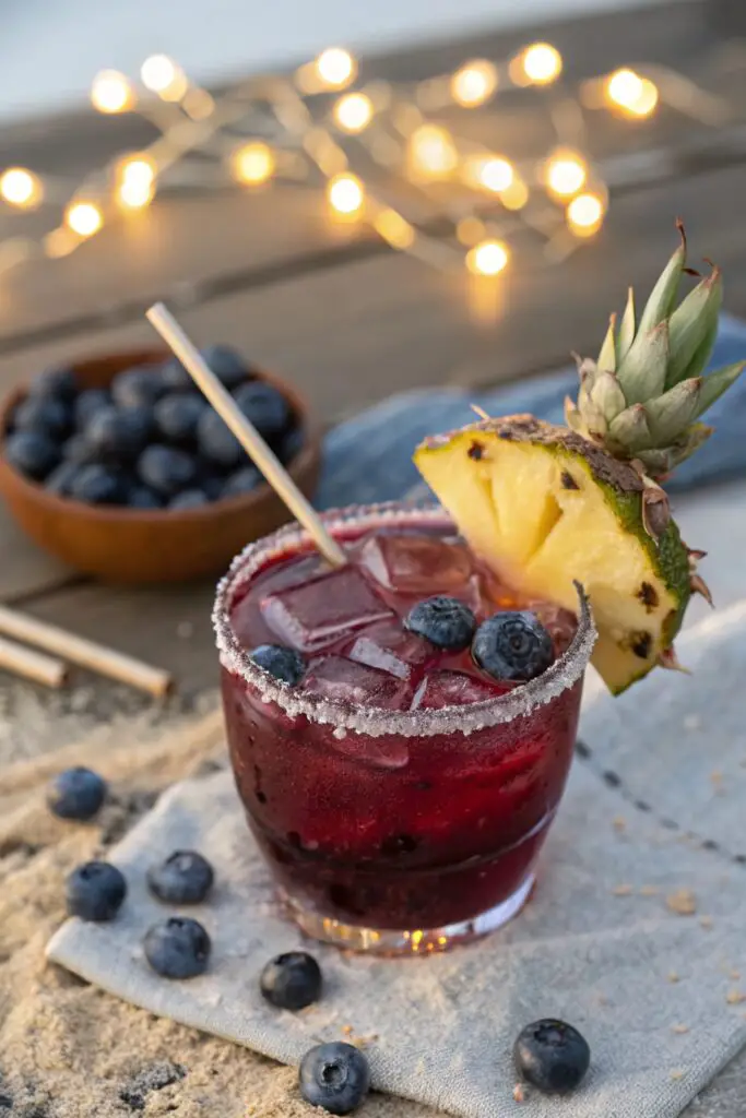 Pineapple Blueberry Margarita