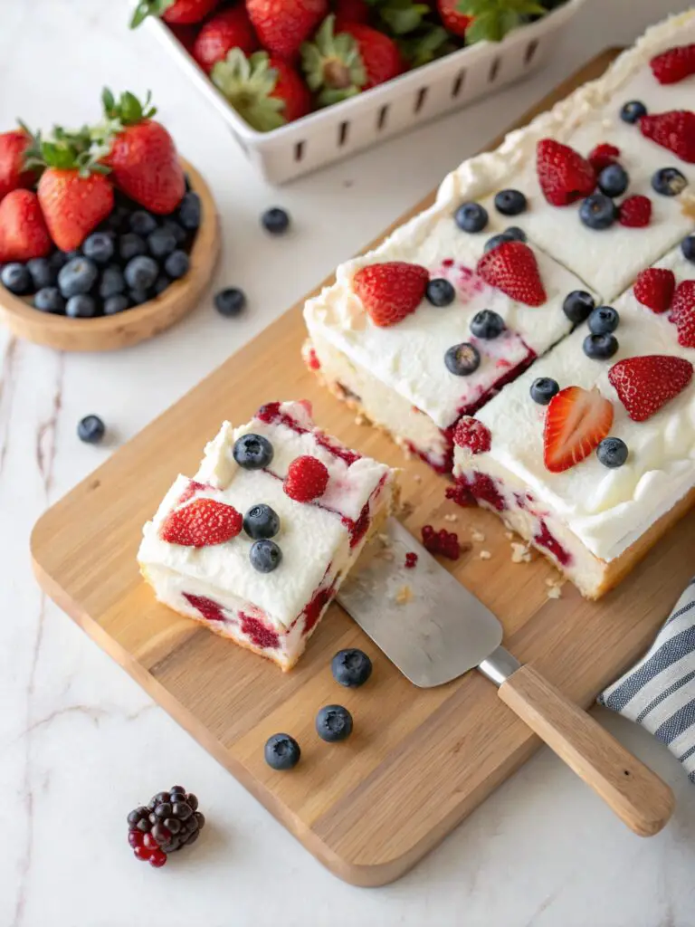 Berry Poke Cake