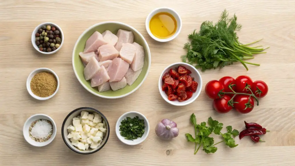 BBQ Chicken Skewer Salad
