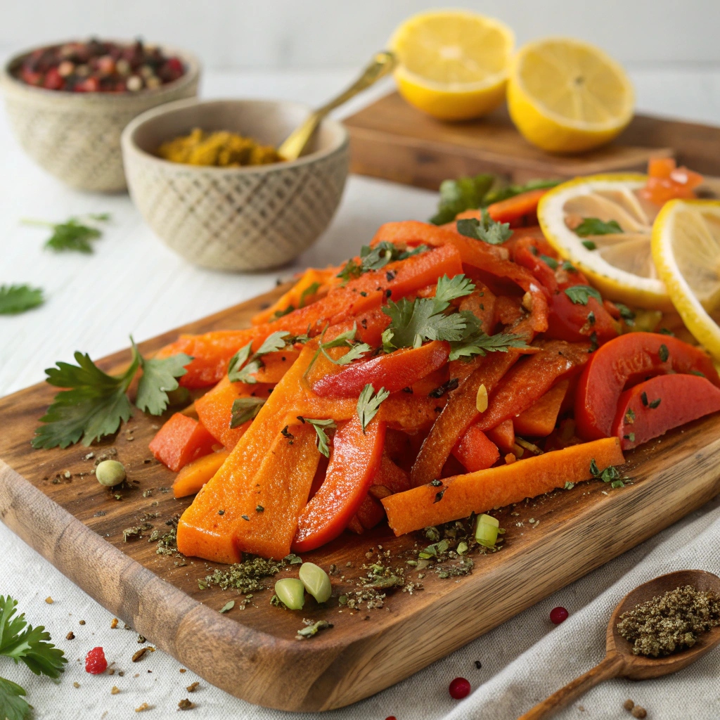 Vegan Moroccan Carrot Salad
