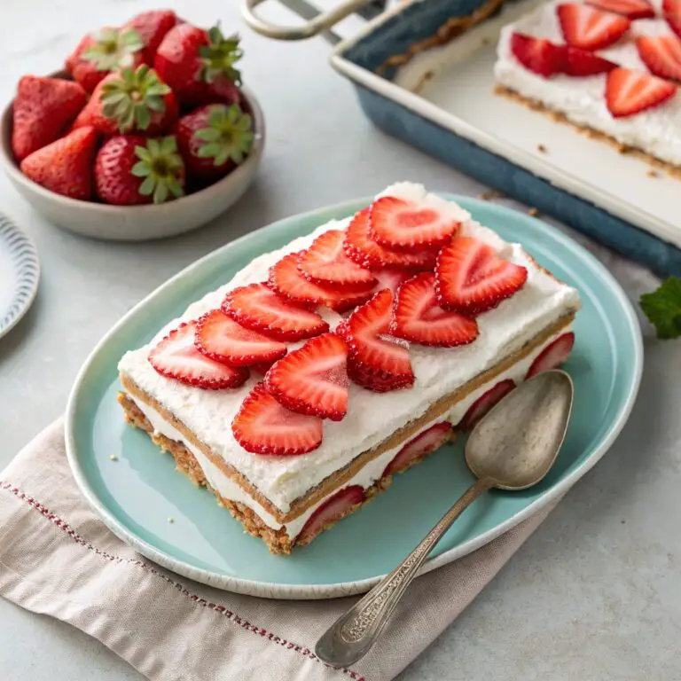 Strawberry Icebox Cake