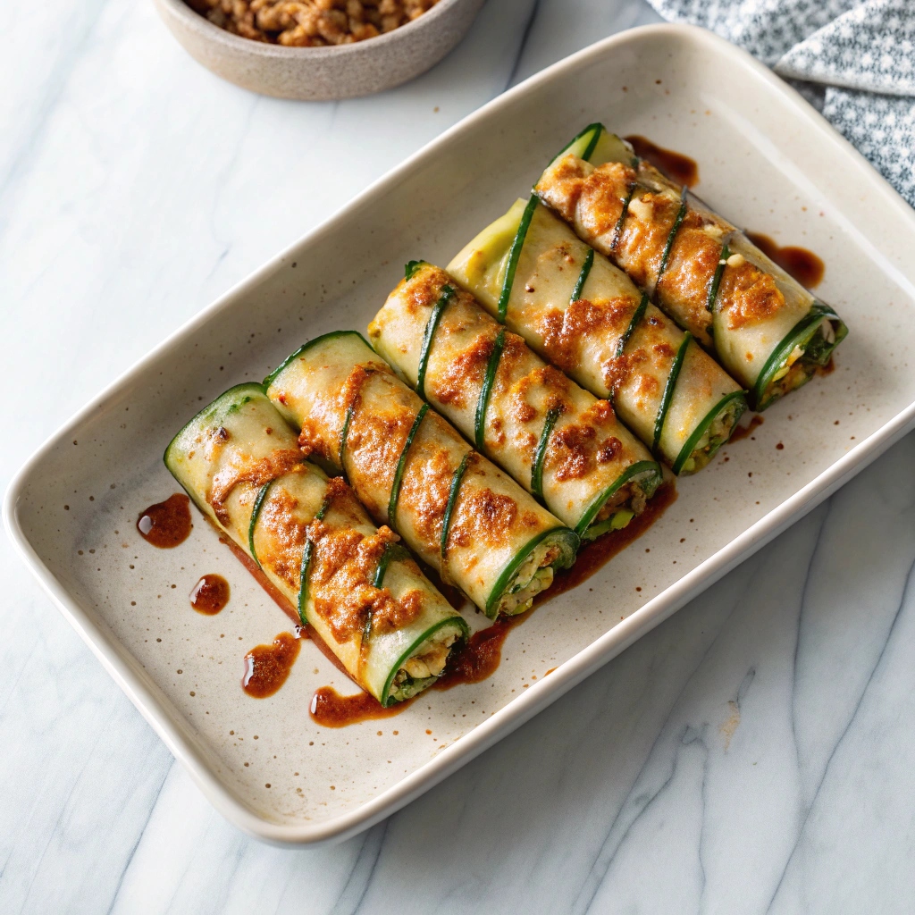 Zucchini Enchilada Roll Ups