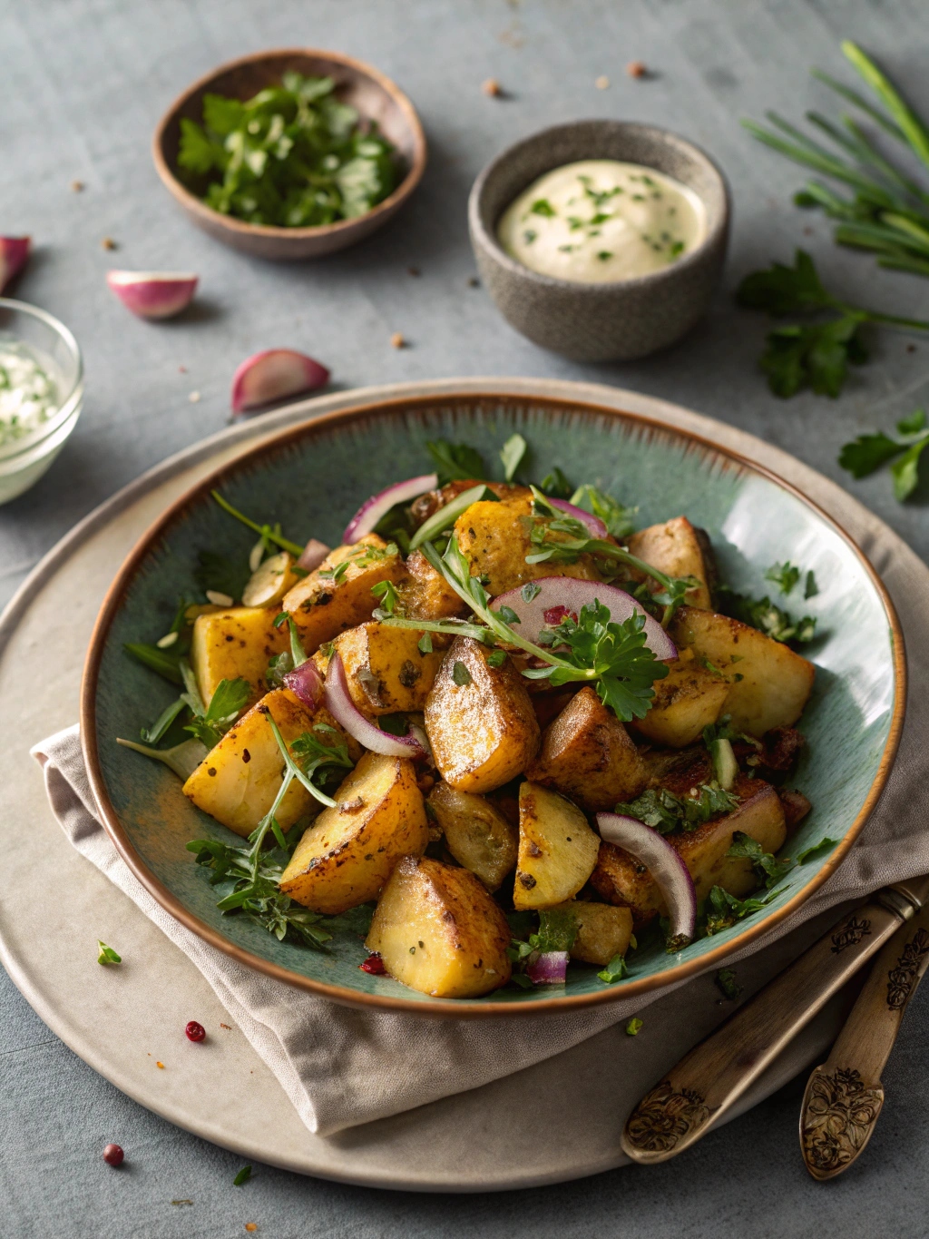 Crispy Potato Salad