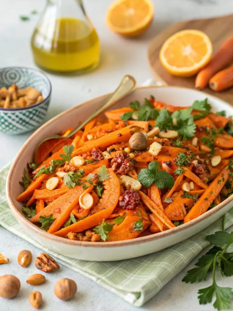 Vegan Moroccan Carrot Salad