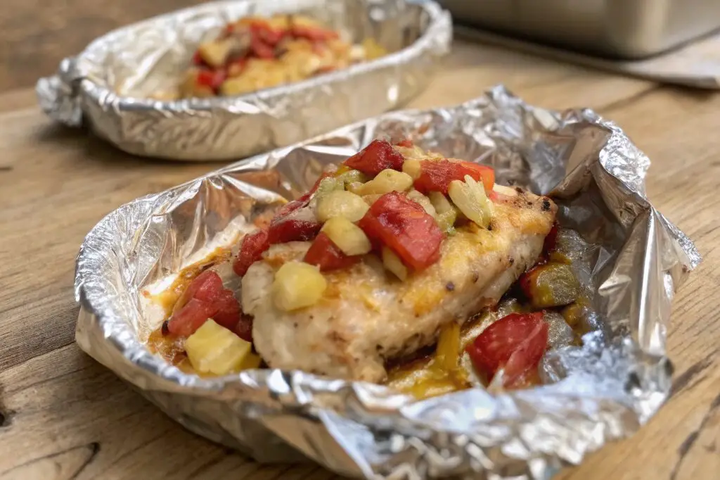 Santa Fe Chicken Foil Packets
