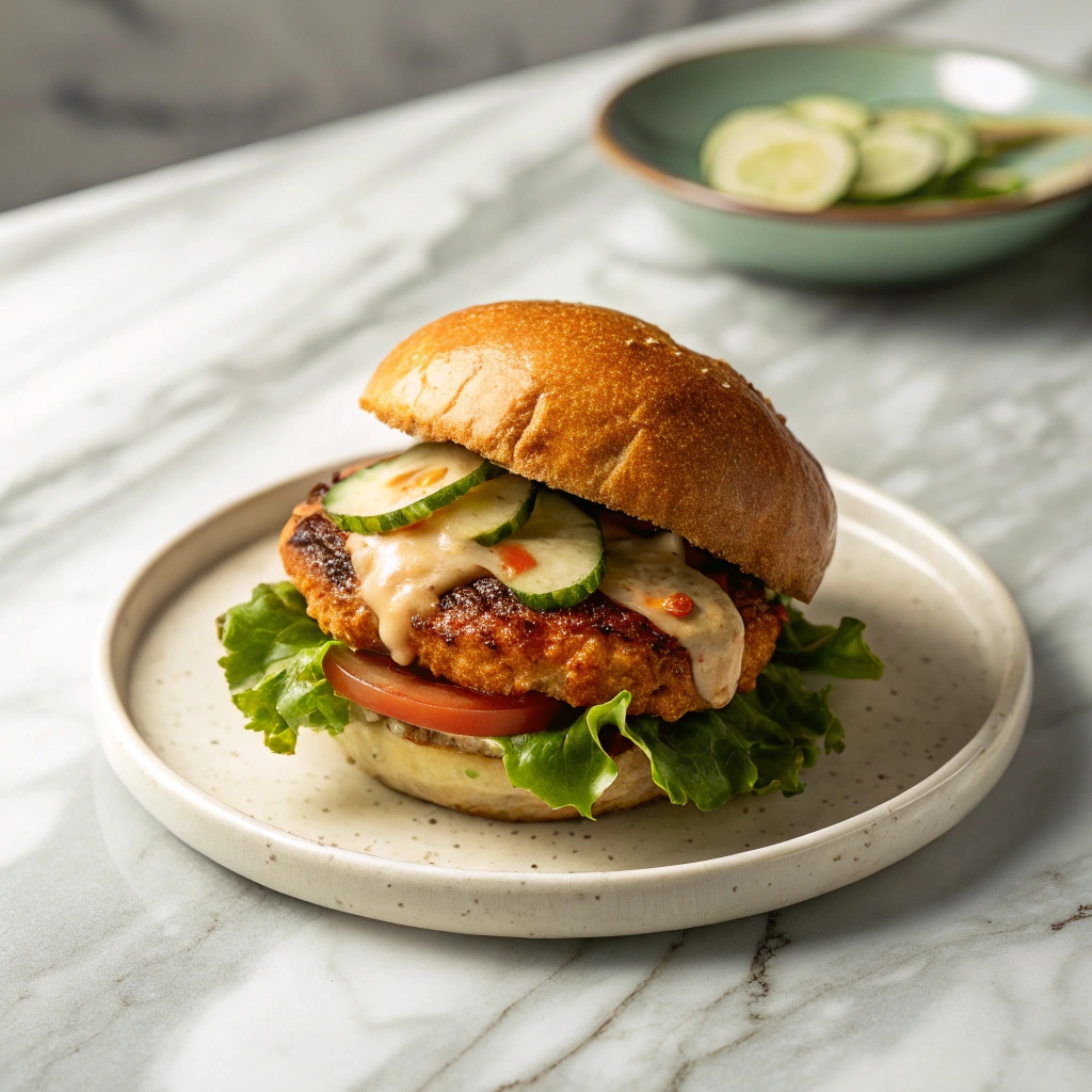Chicken Veggie Burger