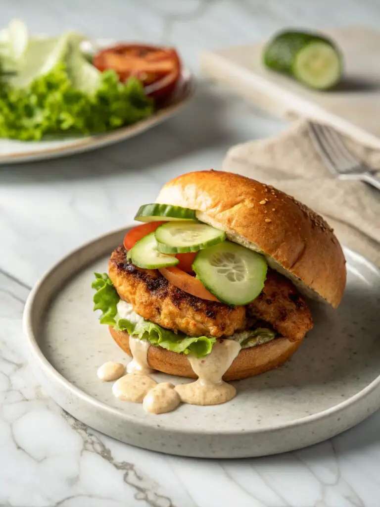 Chicken Veggie Burger