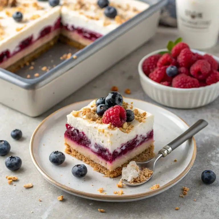 No Bake Berry Dessert Lush