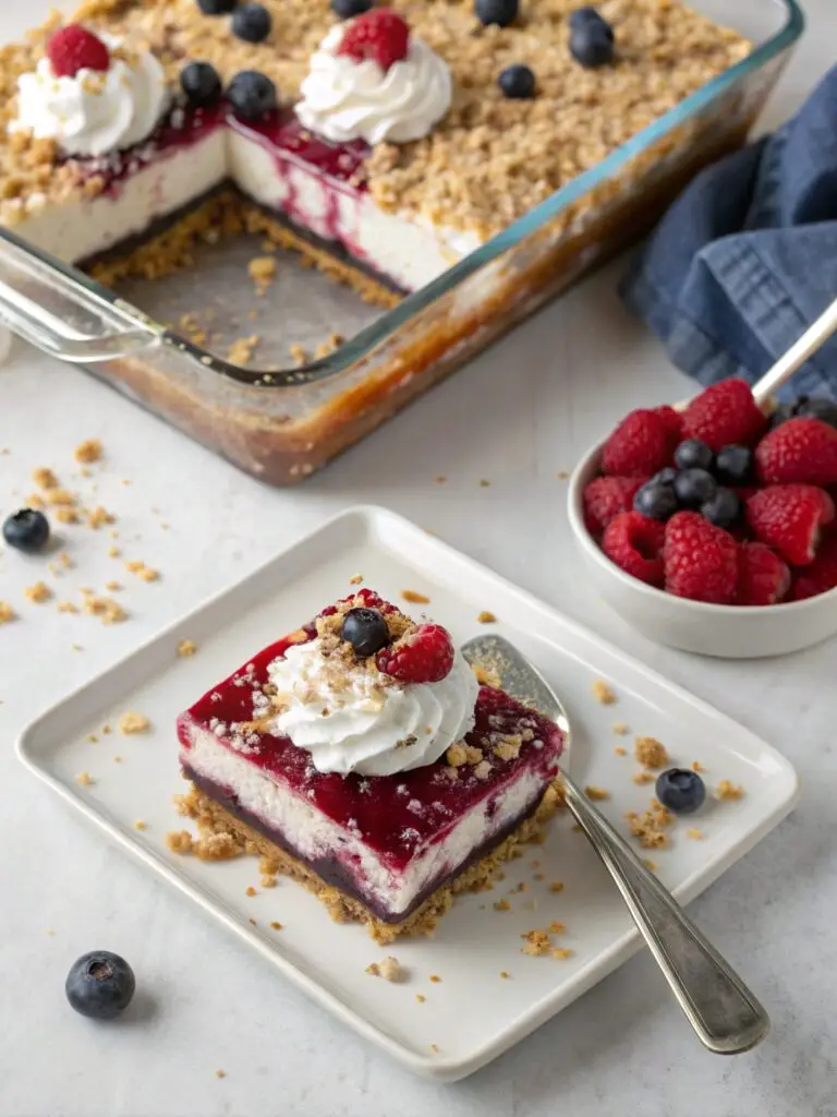 No Bake Berry Dessert Lush
