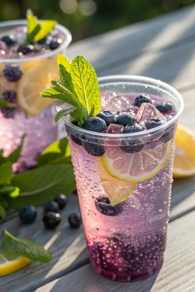 Sparkling Blueberry Soda