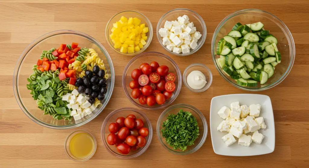 Veggie Pasta Salad: