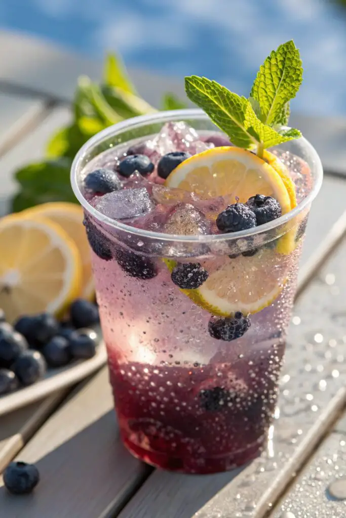 Sparkling Blueberry Soda