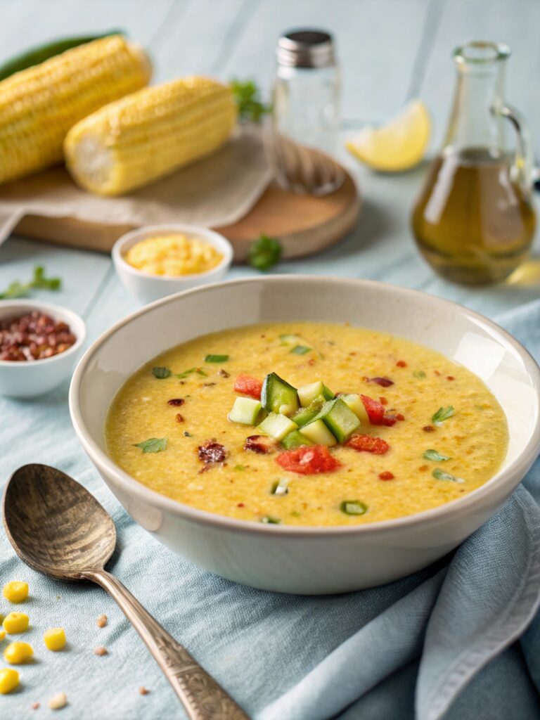 Summer Sweet Corn Gazpacho