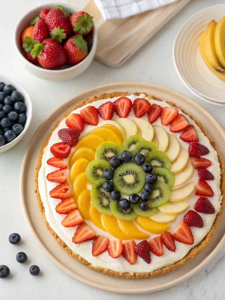 Fruit Pizza Summer Dessert