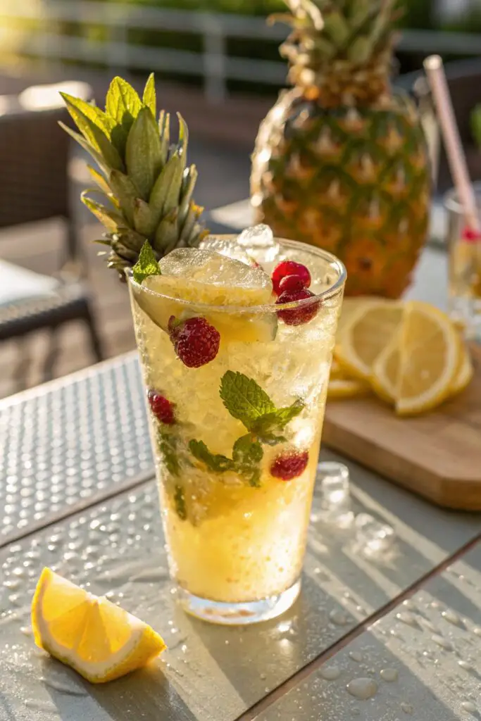 Pineapple Italian Soda