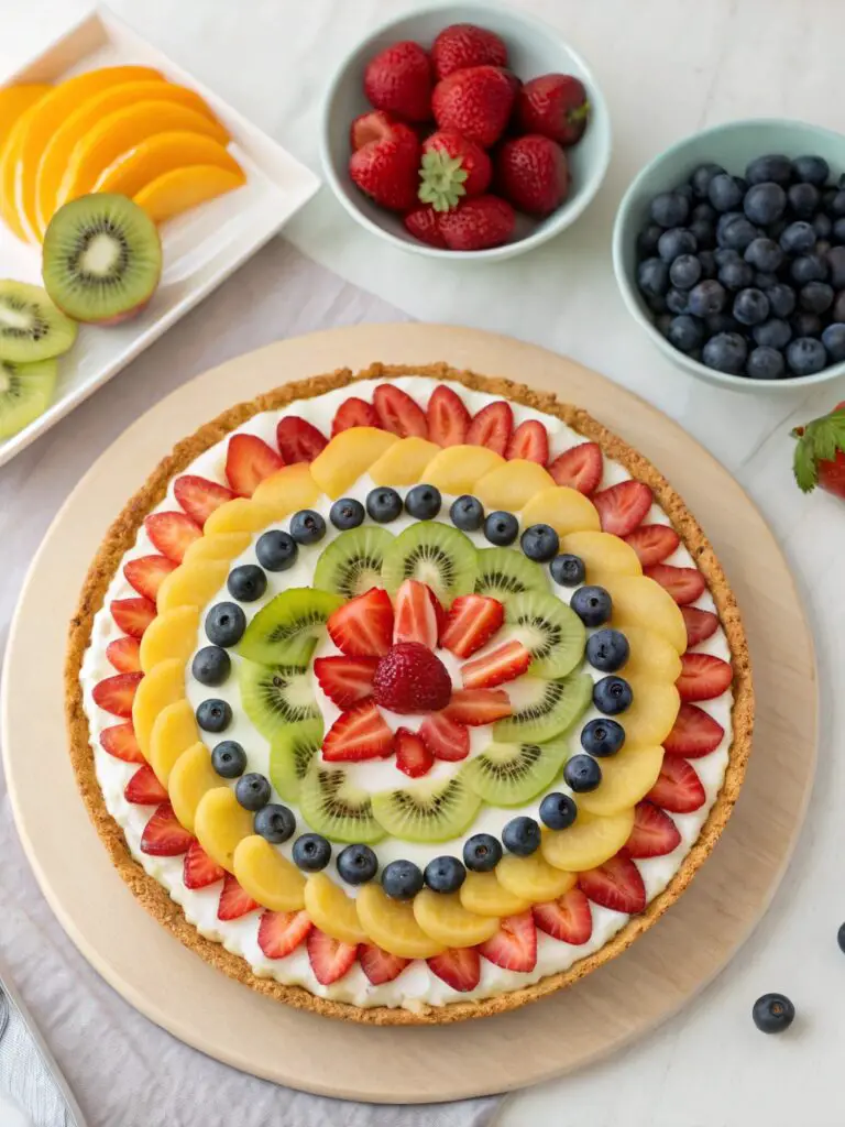 Fruit Pizza Summer Dessert