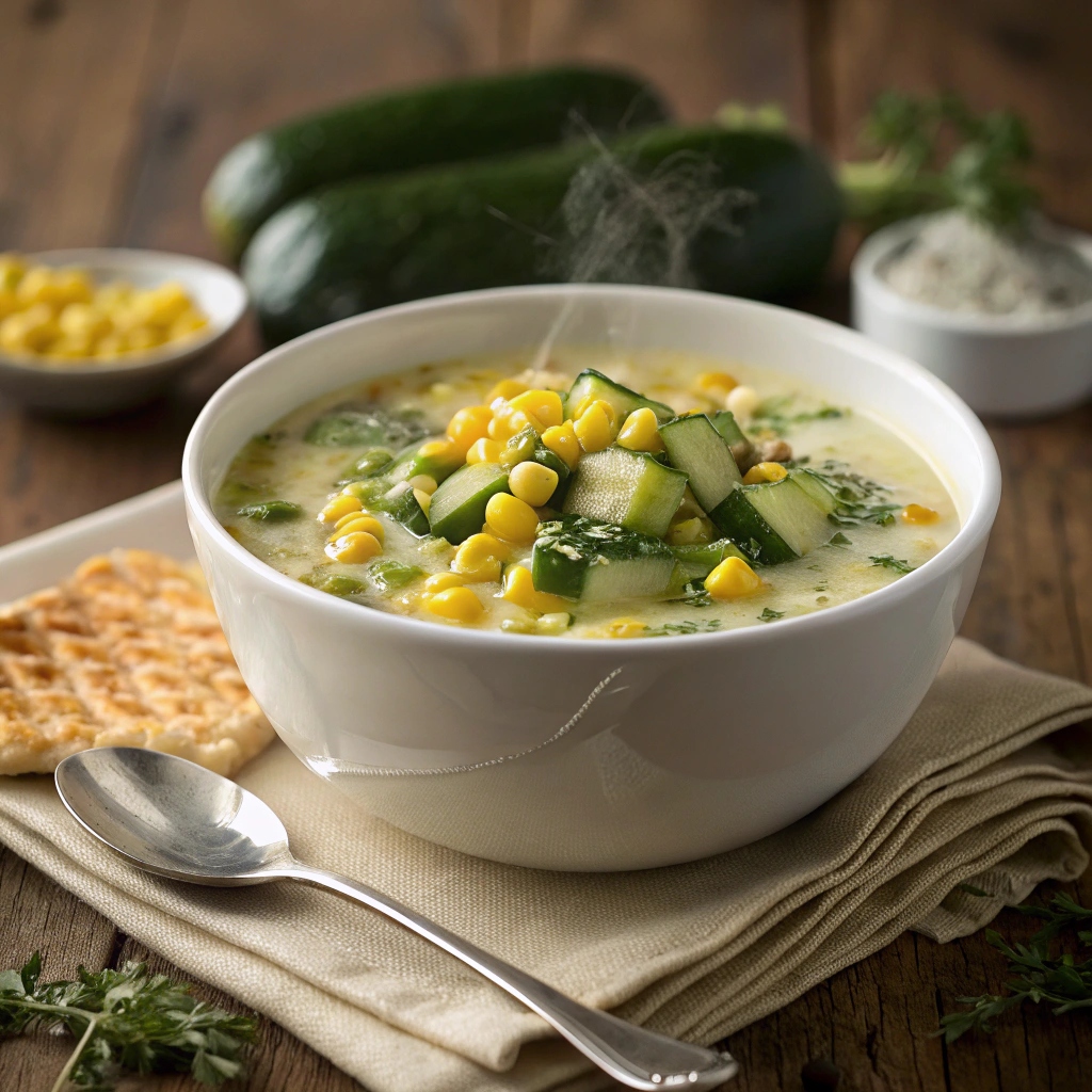 Summer Corn and Zucchini Chowder