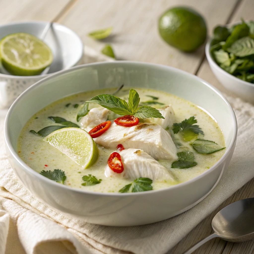 Coconut Lime Fish Soup