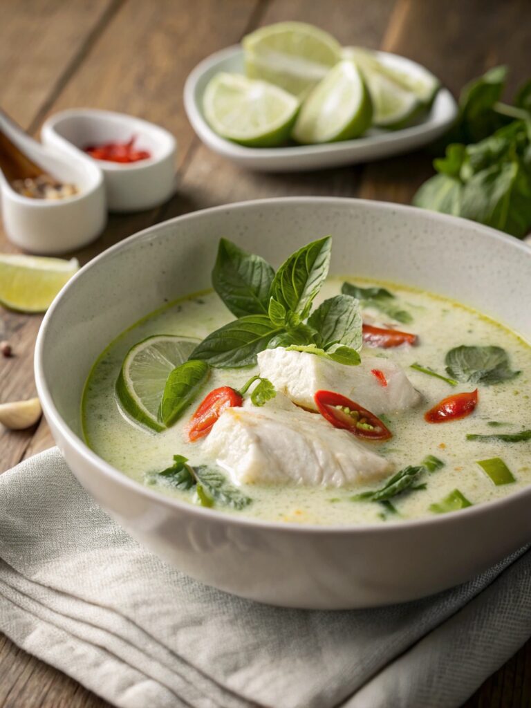 Coconut Lime Fish Soup