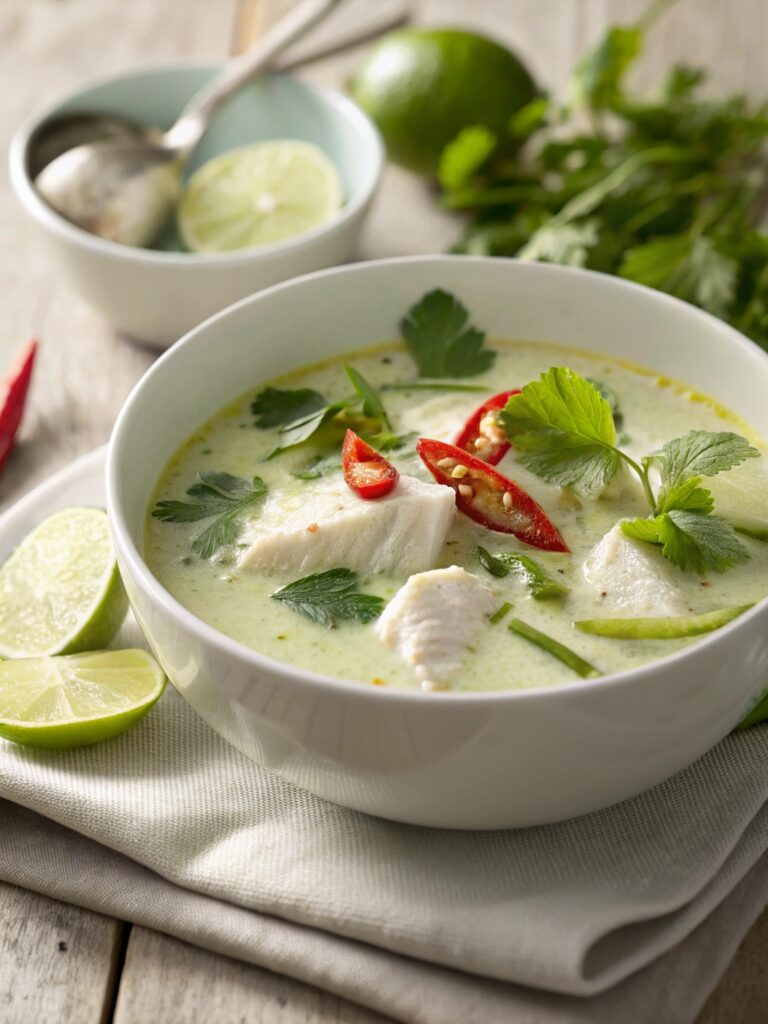 Coconut Lime Fish Soup
