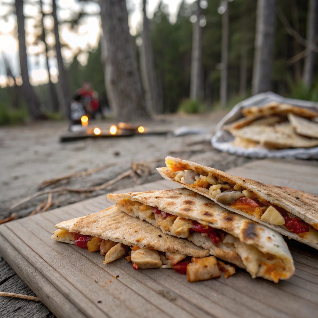 Blackstone Chicken Fajita Quesadillas
