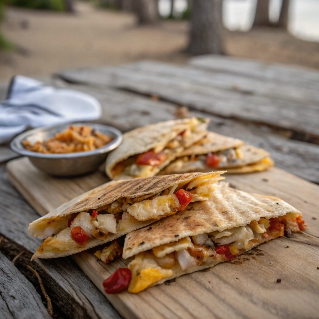 Blackstone Chicken Fajita Quesadillas