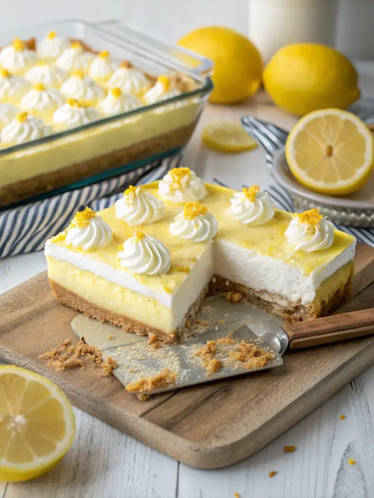 Heavenly Lemon Oreo Dessert
