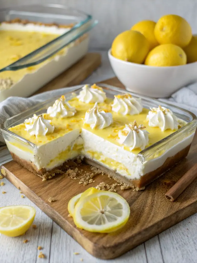 Heavenly Lemon Oreo Dessert