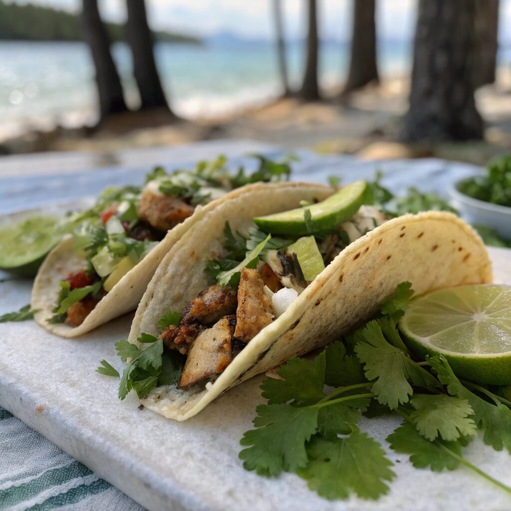 Cilantro Lime Grilled Chicken Tacos